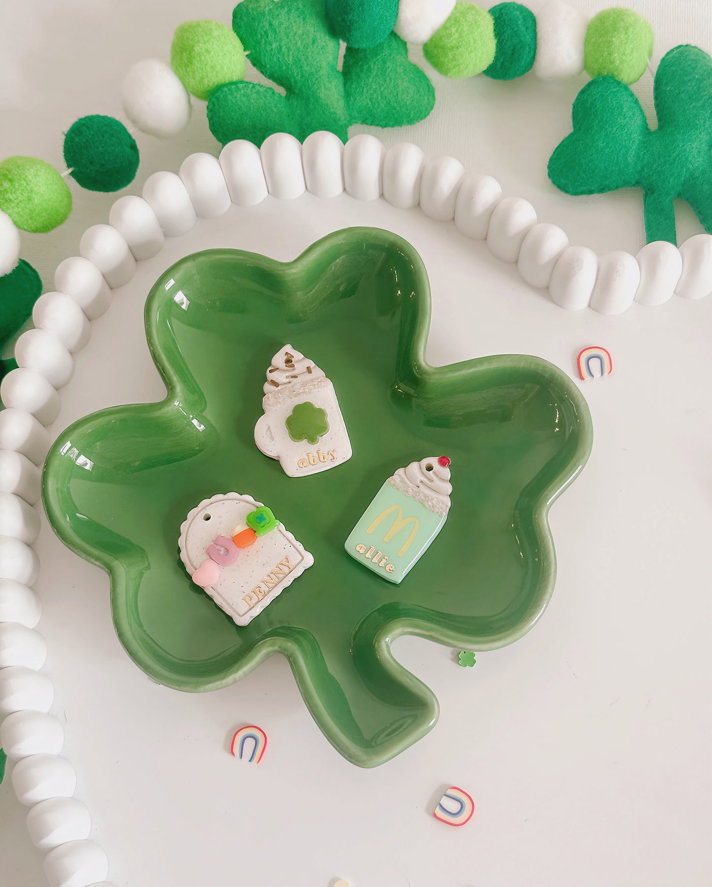 LUCKY SNACKS- Clay Pet ID Tags