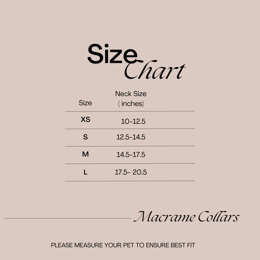 Summer Macrame Vegan Leather Collar