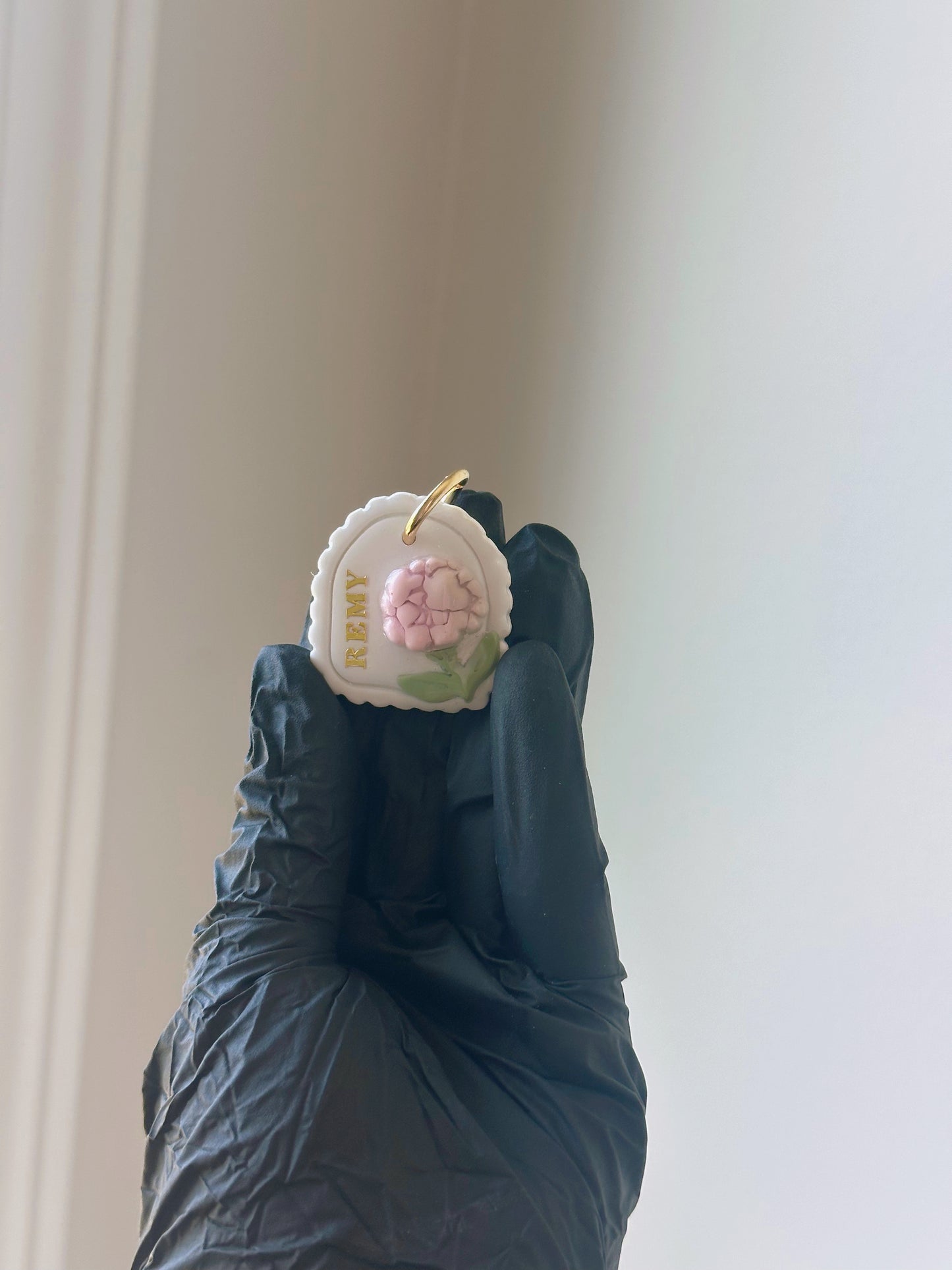 HYDRANGEAS - Clay Pet ID Tag