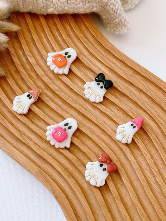 BOO CREW- Clay Pet ID Tag (multiple options)