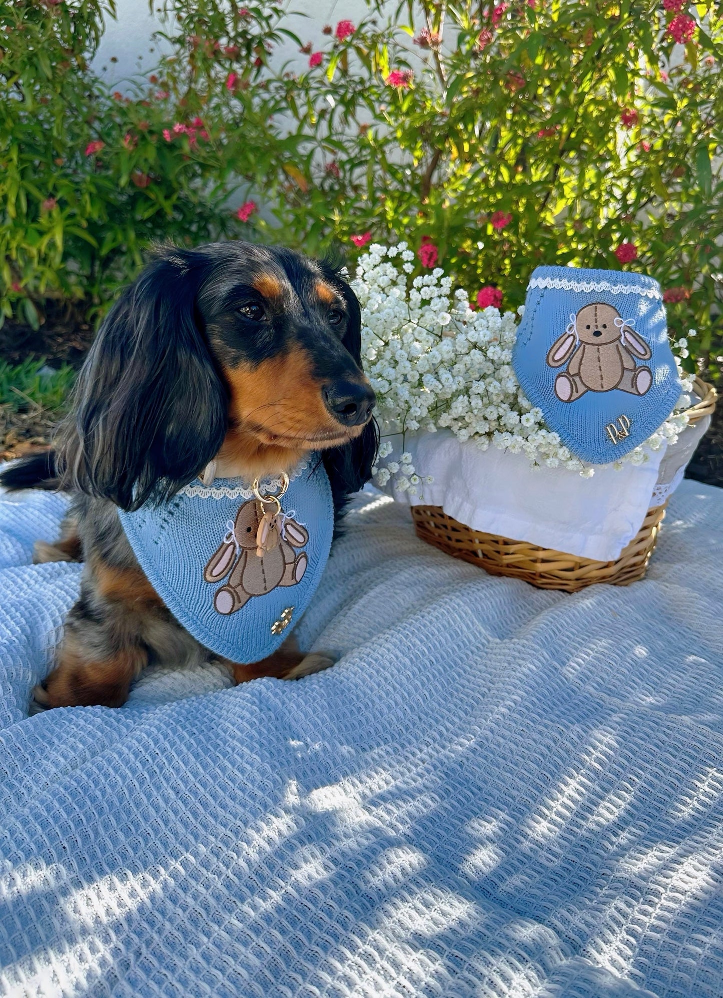 COTTON TAIL- Snap On Bandana