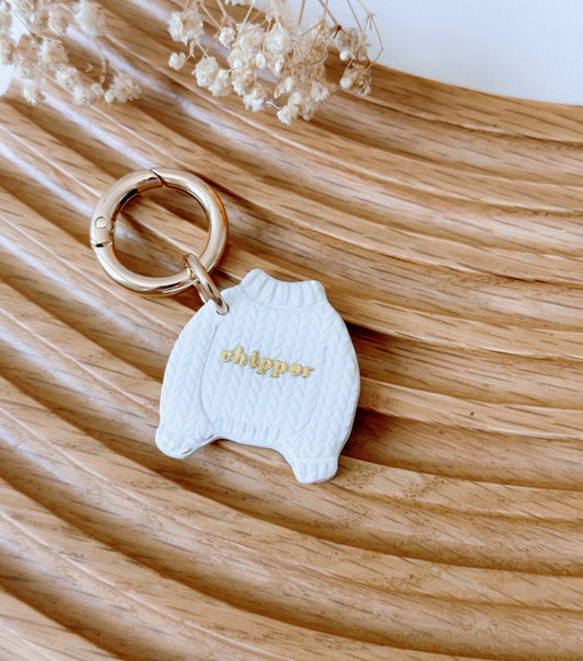 RORYS SWEATER- Clay Pet ID Tag