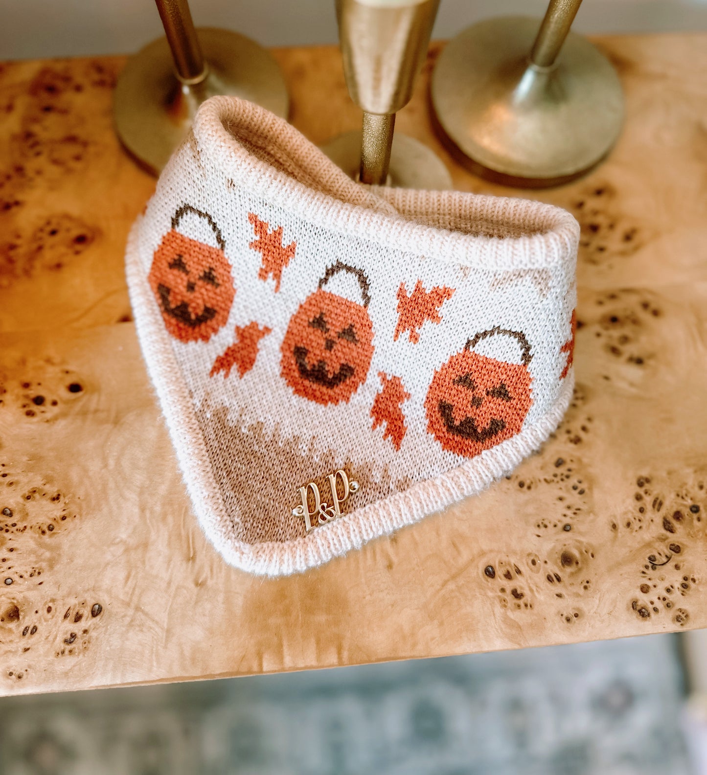 TRICKS FOR TREATS- Snap On Bandana