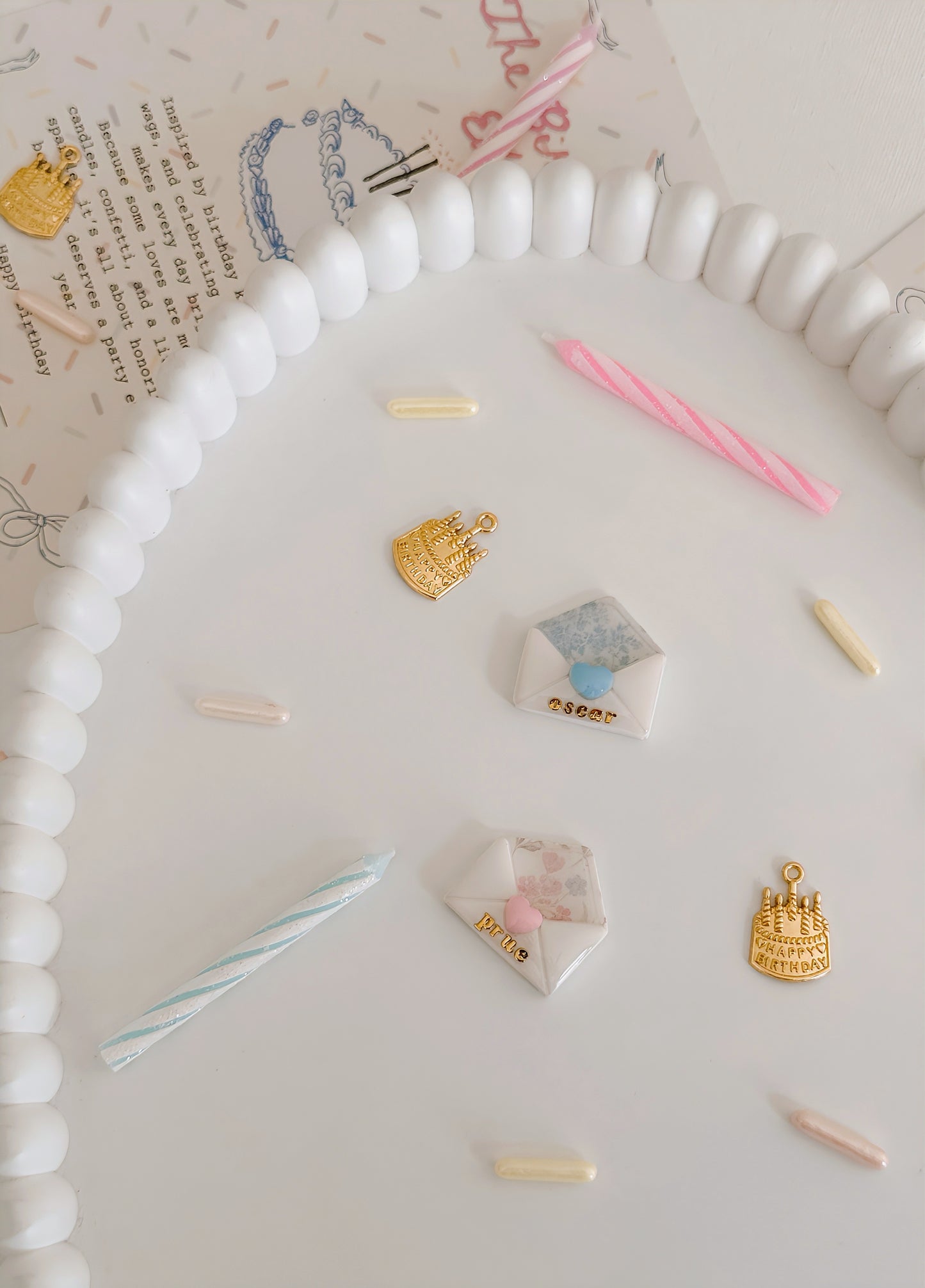 BIRTHDAY INVITE- Clay Pet ID Tag