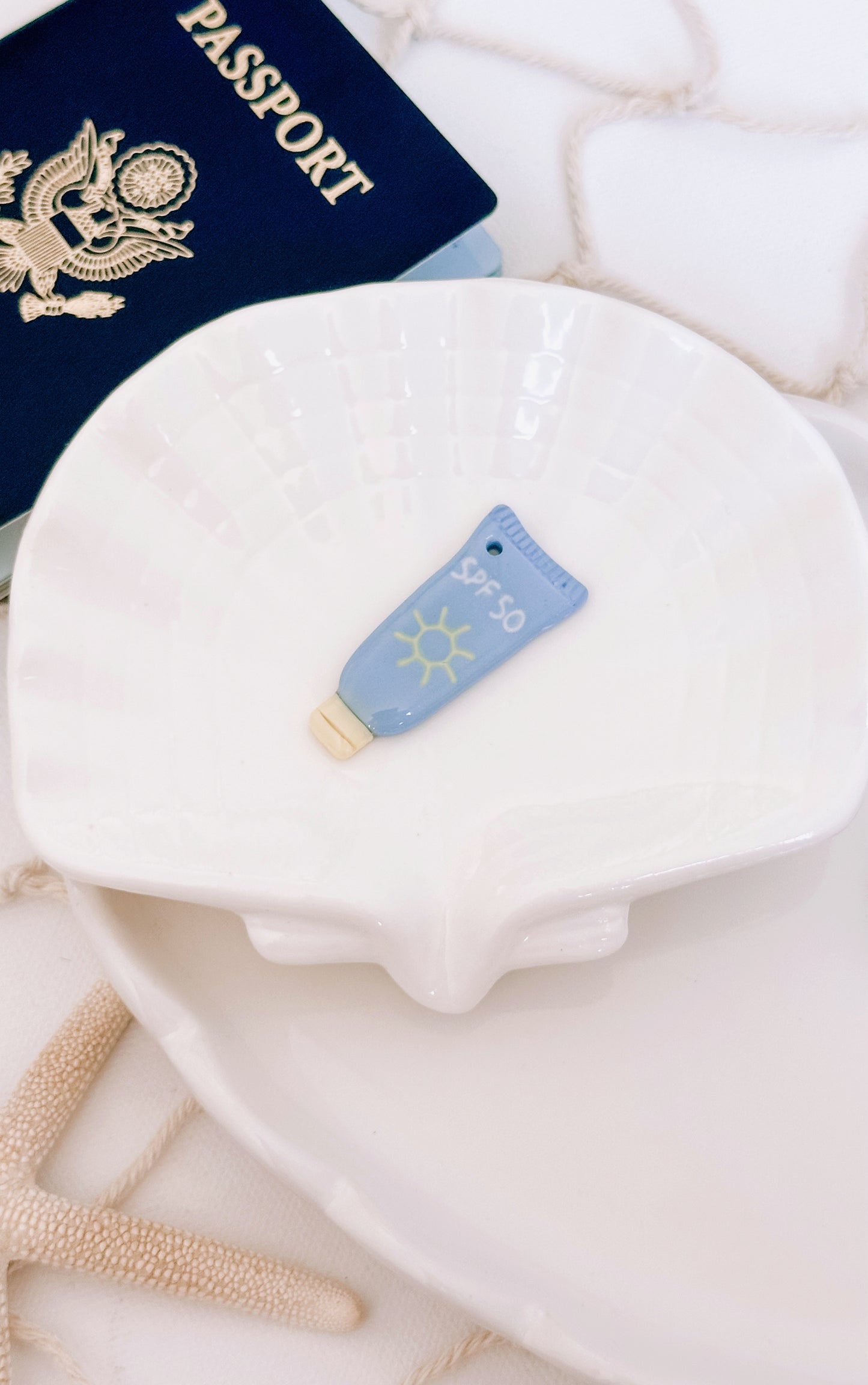 SUNSCREEN- Clay Pet ID Tag
