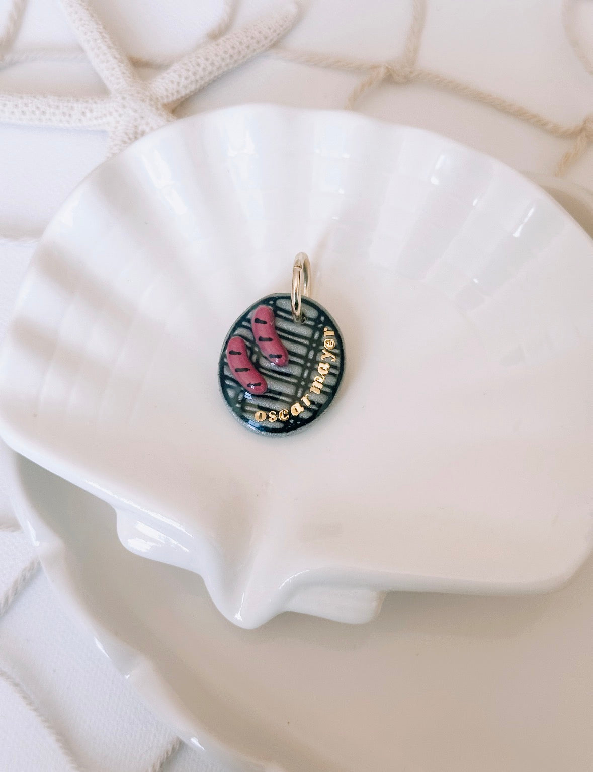 GRILL- Clay Pet ID Tag