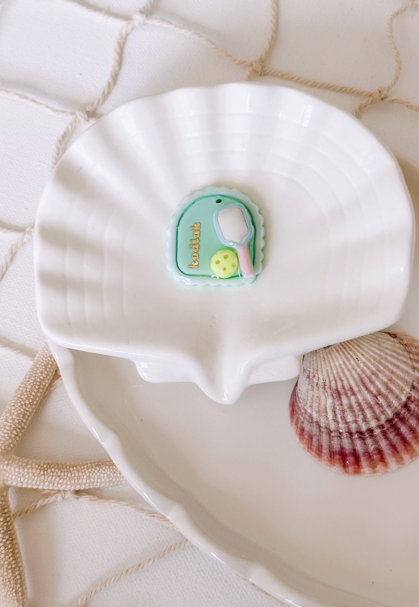 PICKLEBALL- Clay Pet ID Tag