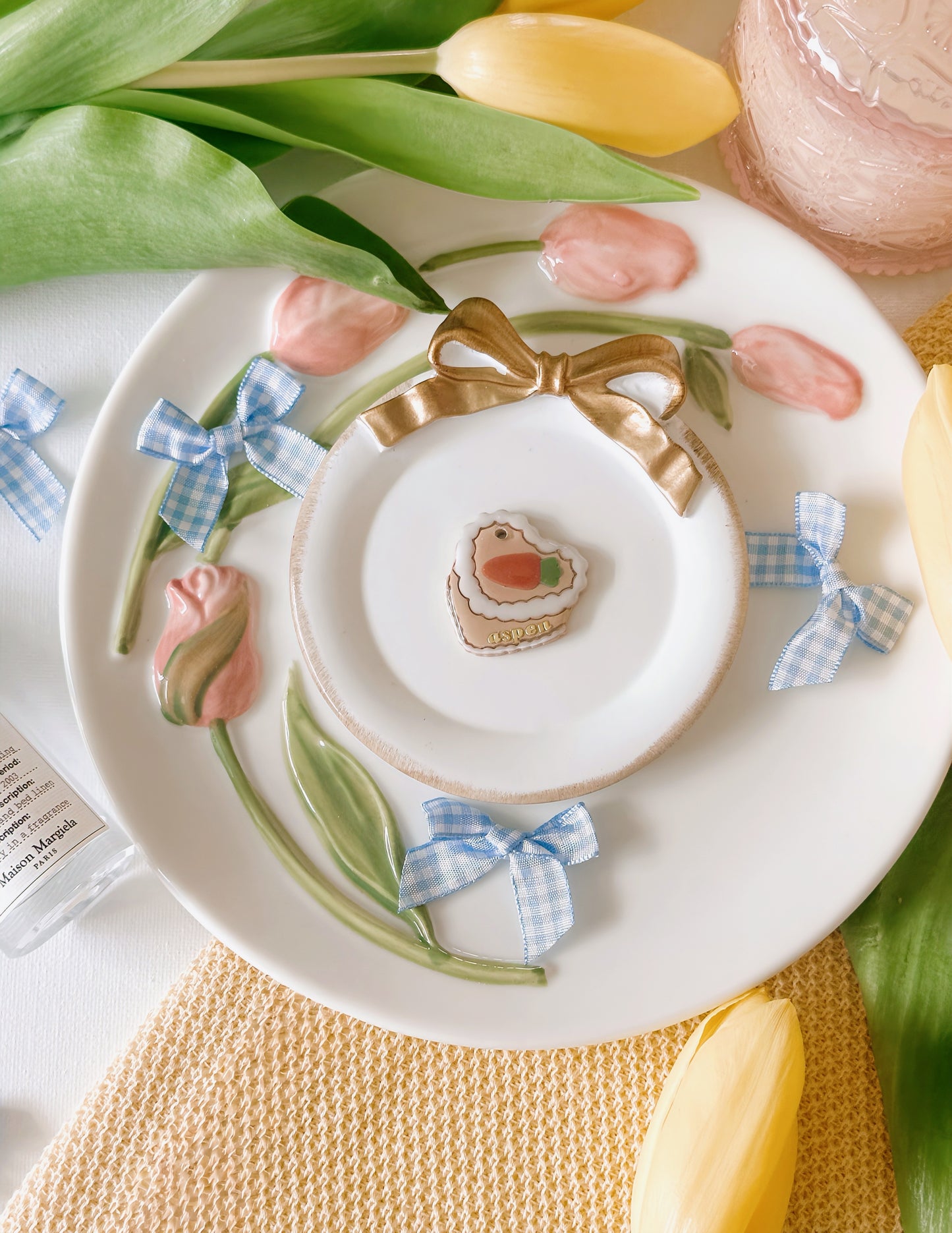 CARROT CAKE- Clay Pet ID Tag