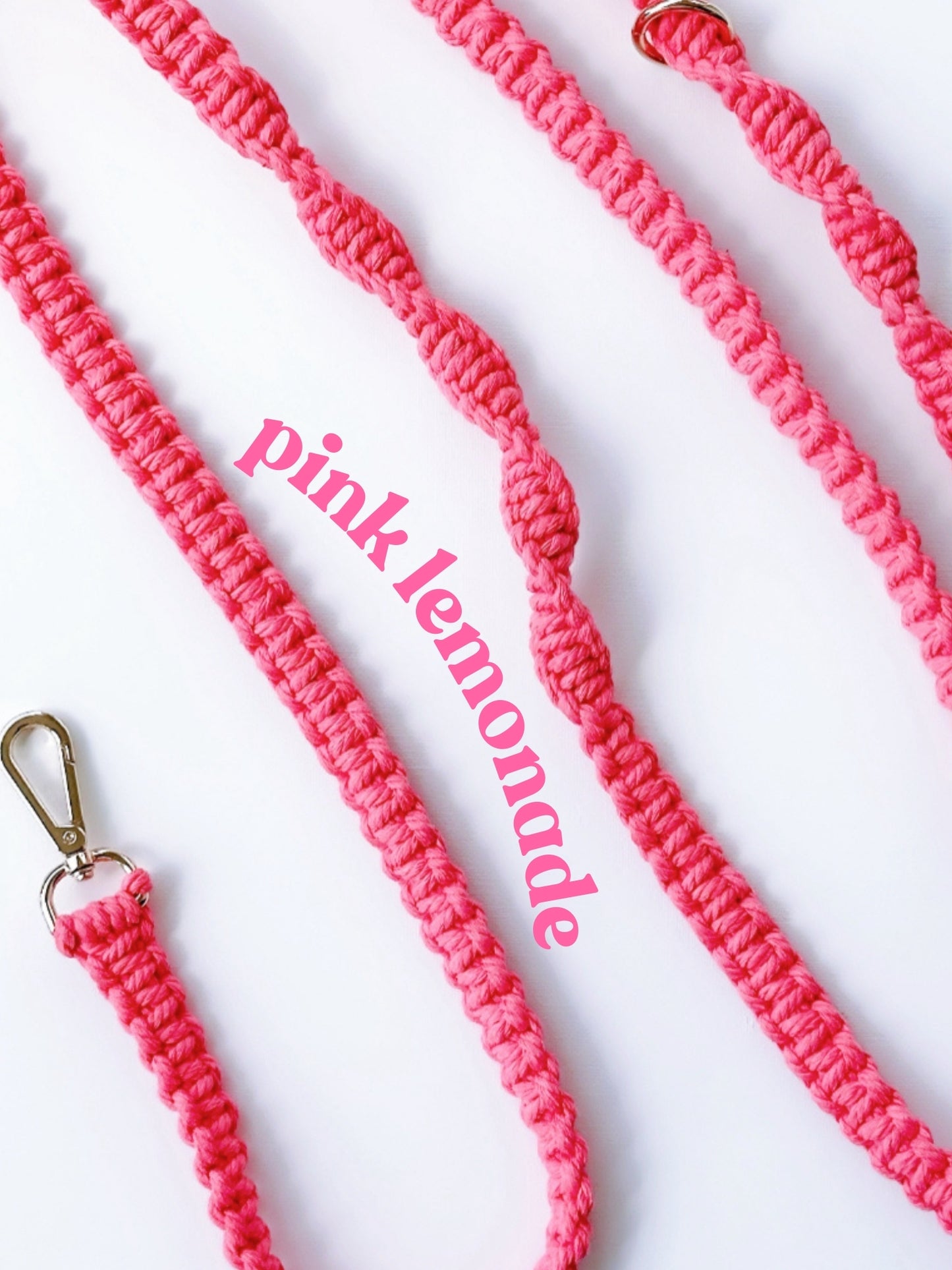 Summer Macrame Hands-Free Leash