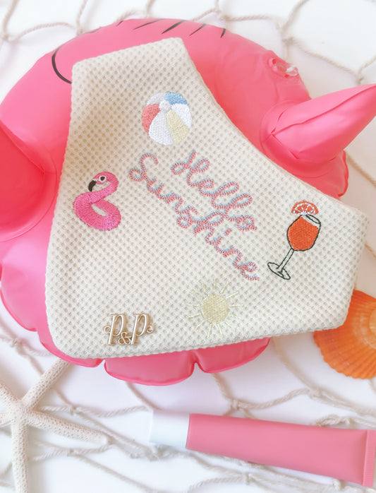 HELLO SUNSHINE - Snap On Bandana