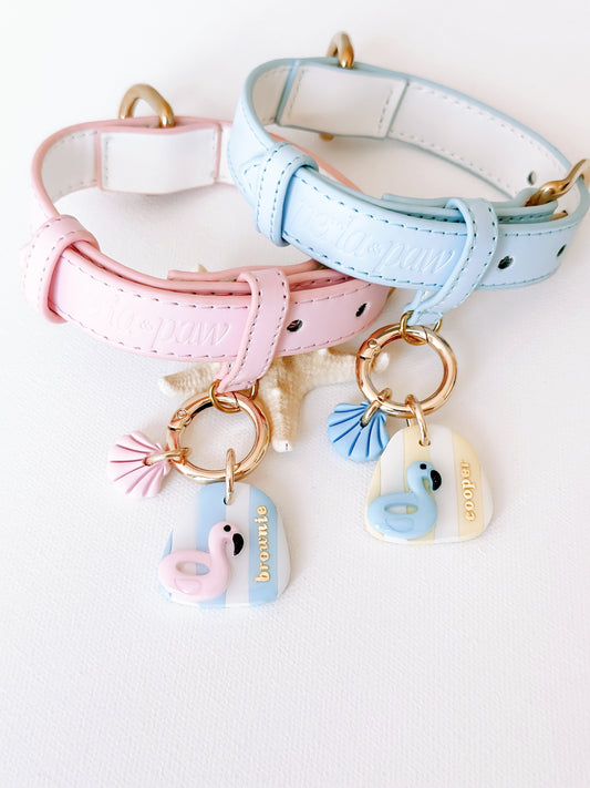 POOL DAY- Clay Pet ID Tag