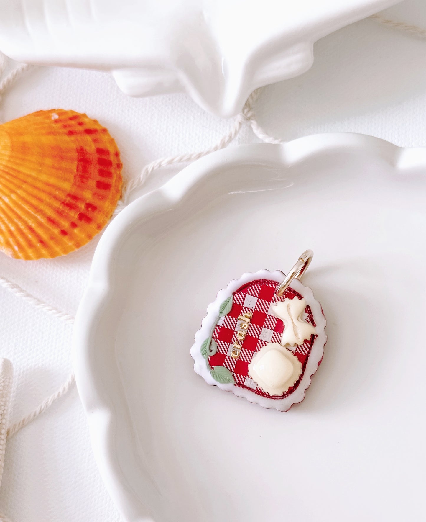 PASTA- Clay Pet ID Tag