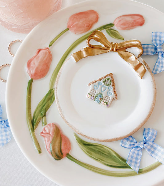 HEART HOME- Clay Pet ID Tag