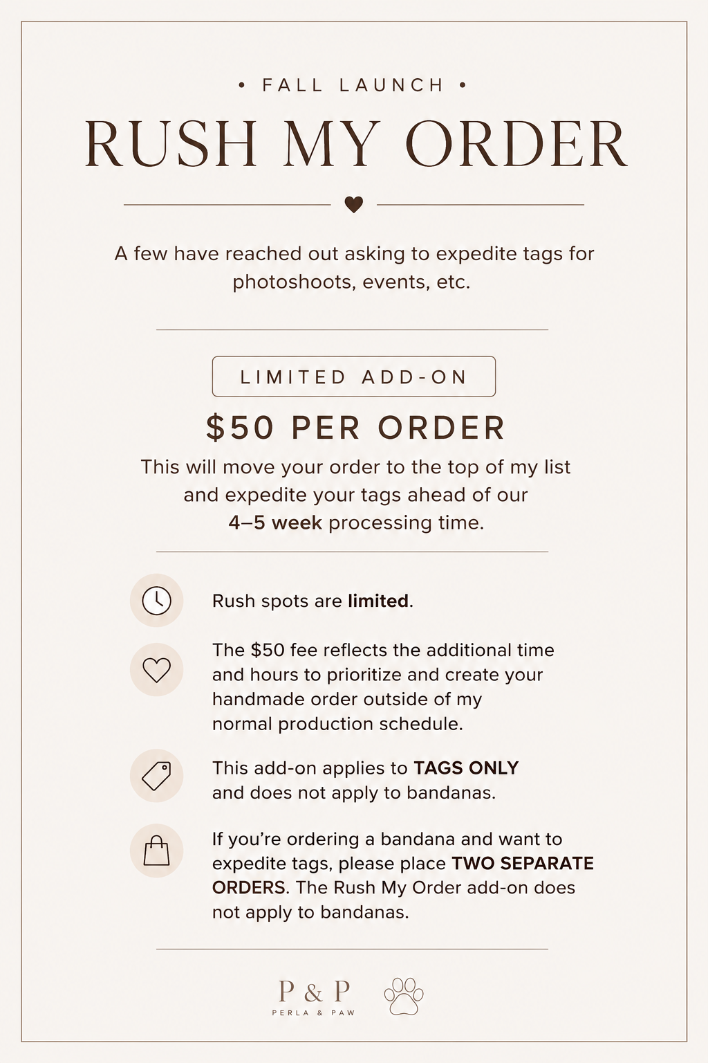 RUSH MY ORDER ADD ON