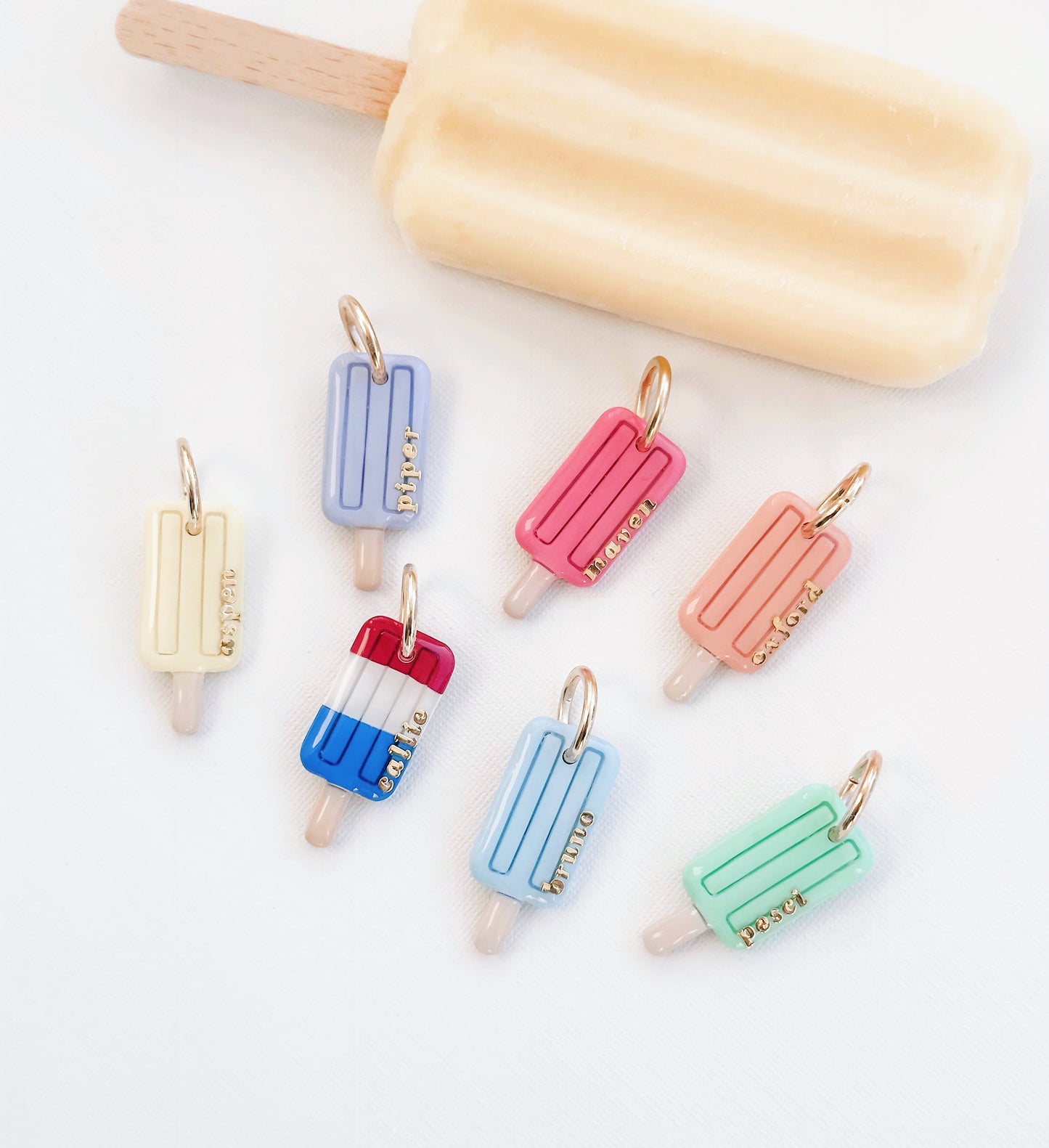 POPSICLES- Clay Pet ID Tag