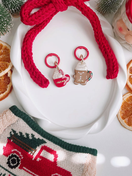 HOLIDAY DRINKS- Clay Pet ID Tag