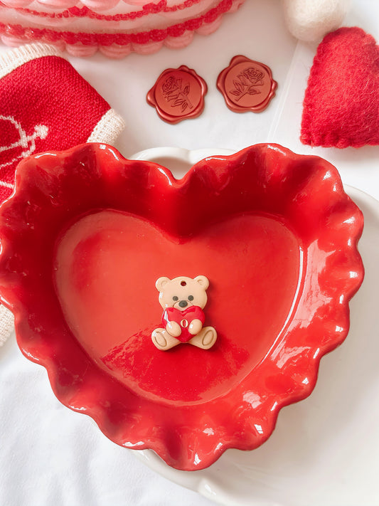 BEARY CUTE- Clay Pet ID Tag