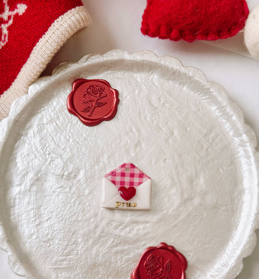 LOVE LETTER- Clay Pet ID Tag