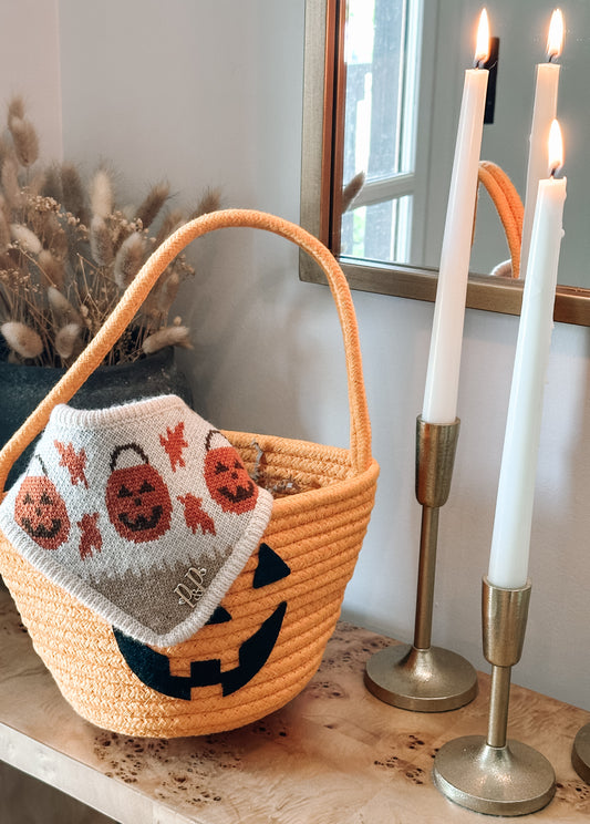 TRICKS FOR TREATS- Snap On Bandana