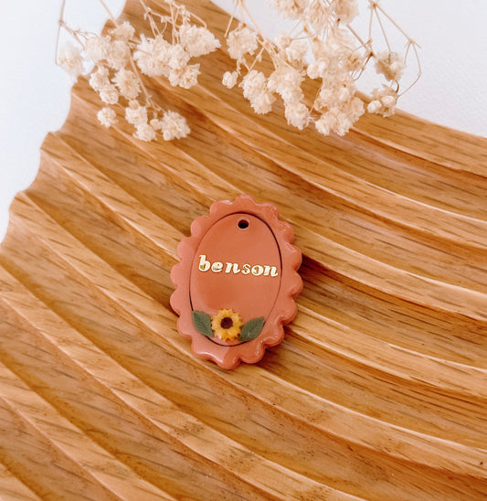 SUNFLOWER FIELDS- Clay Pet ID