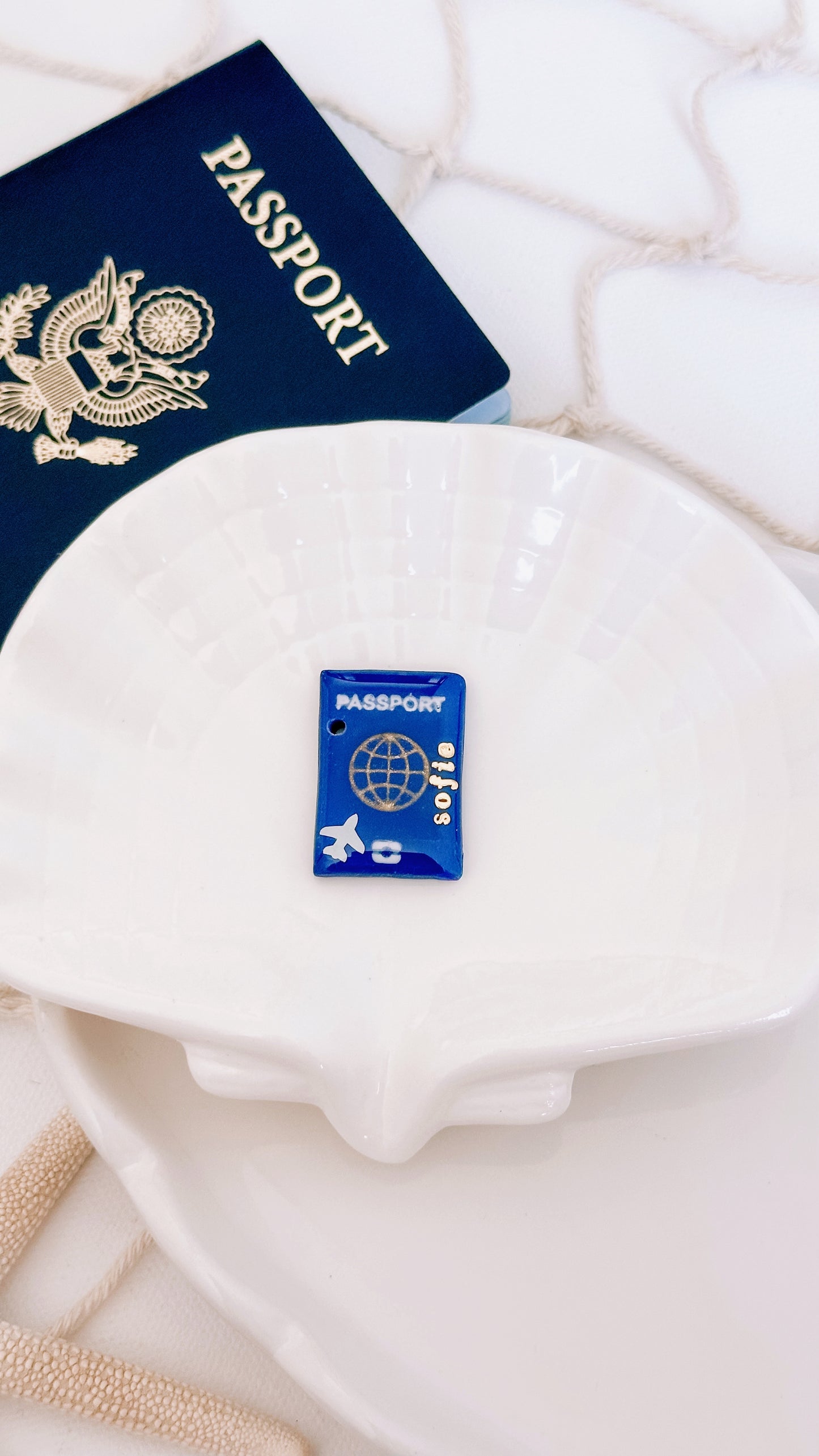 PASSPORT- Clay Pet ID Tag