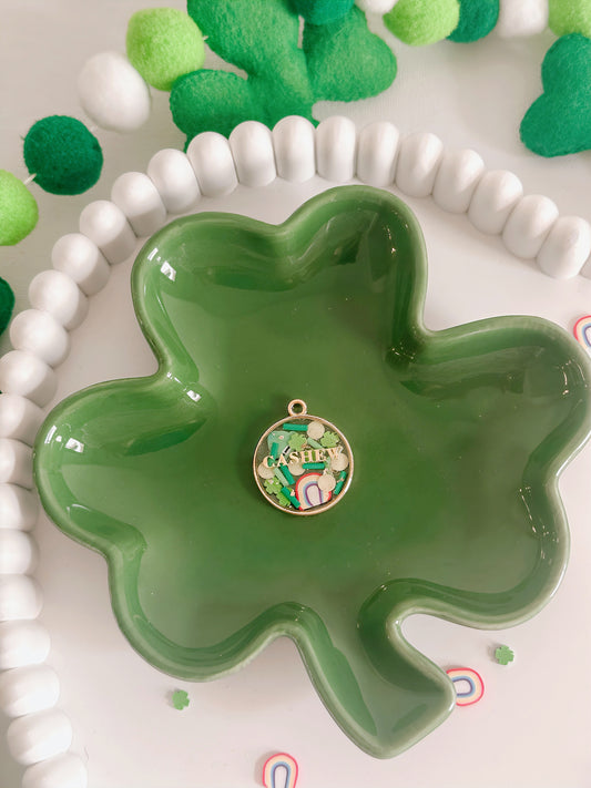 LUCKY CONFETTI- Clay Pet ID Tag