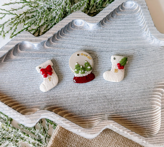 P&P CHRISTMAS- Clay Pet ID Tags