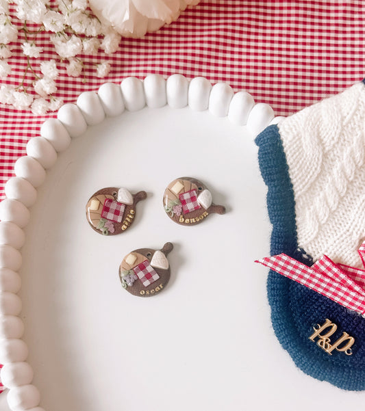 CHARCUTERIE- Clay Pet ID Tag