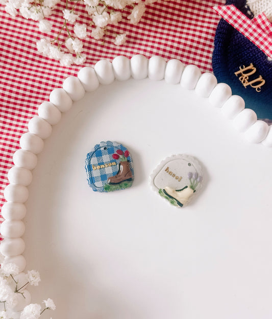 GARDEN BOOT- Clay Pet ID Tag